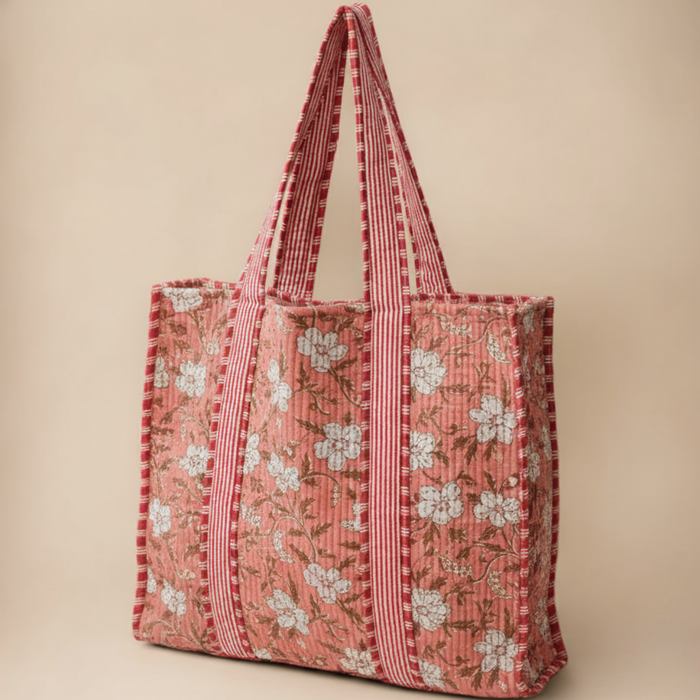 Pure Cotton Carry Tote Bag | Artisan Made