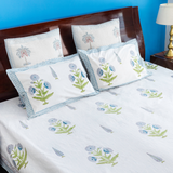 Royal Whisper Cotton Bedsheet (Green)