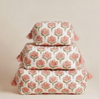 Cotton Storage Pouch Set of 3