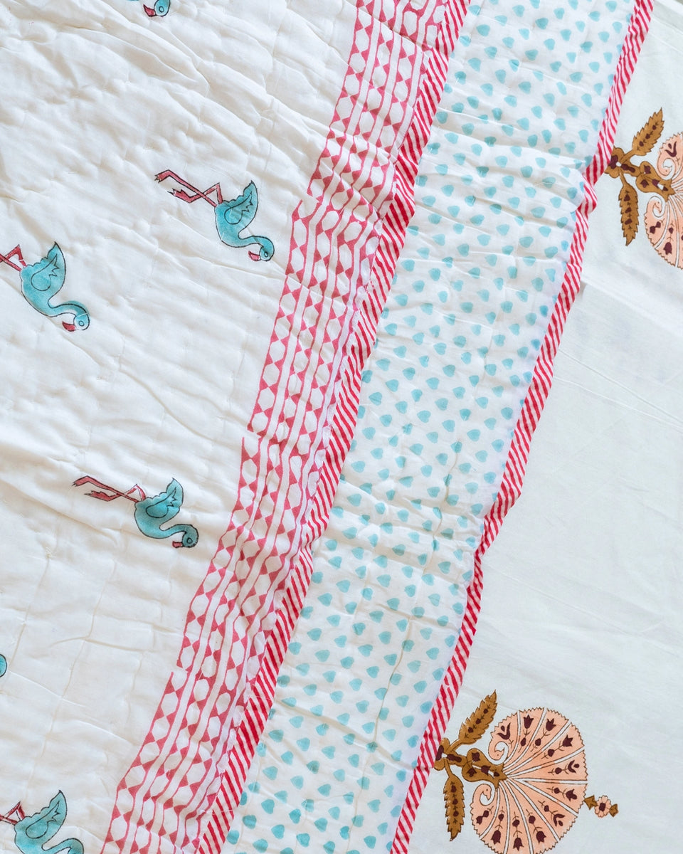 The journey woven into this bedsheet