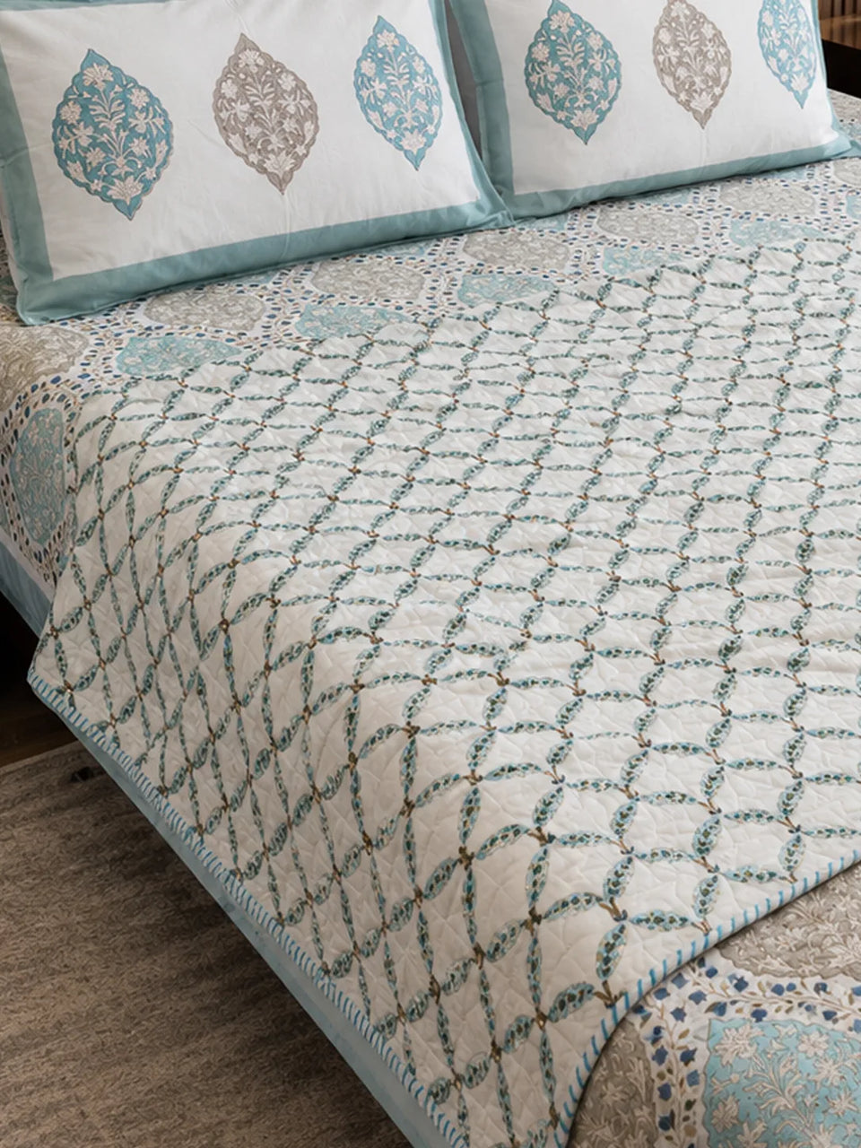 The journey woven into this bedsheet