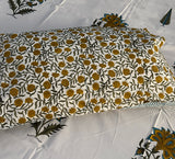 Amber Bloom Cotton Bedsheet