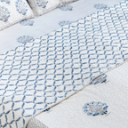 Misty Marvel Bedcover + Quilted Pillow Covers