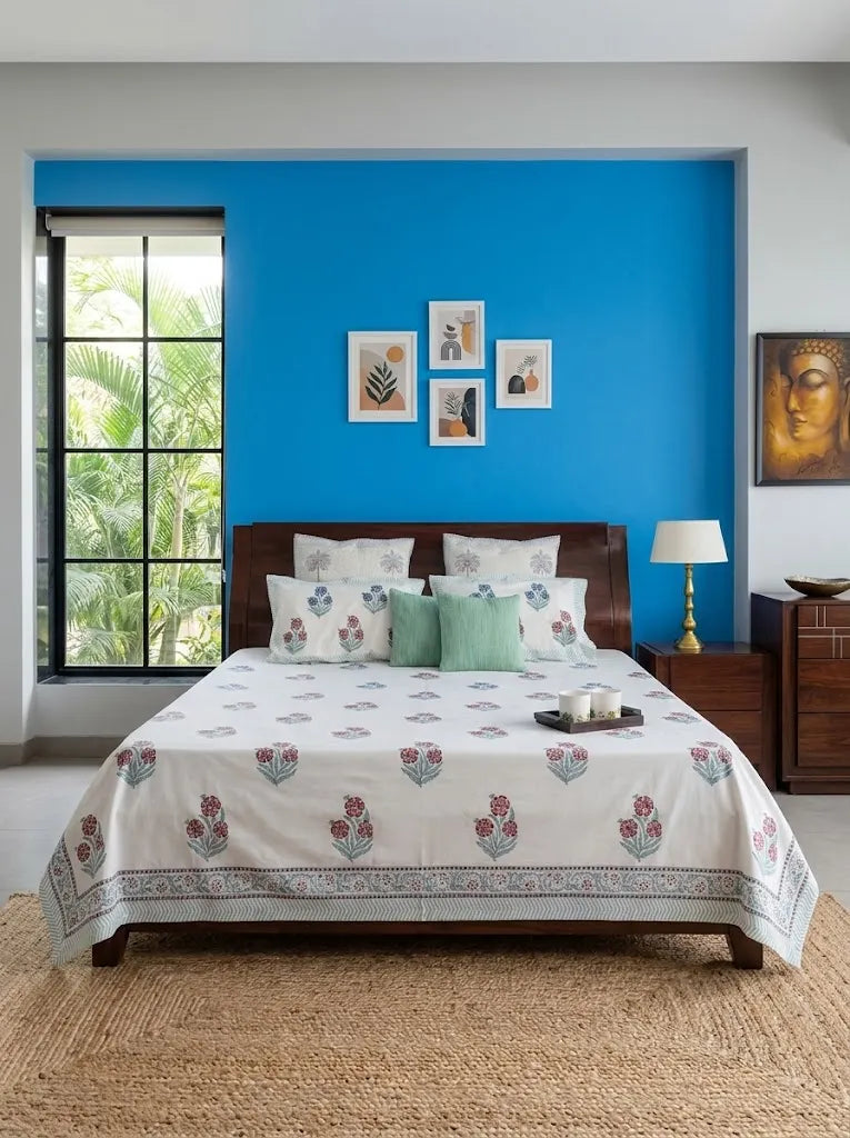 Bedsheets Woven With Rajasthan's Hand Block-Print Tradition