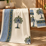 Palm Grove Cotton Bath Towel Set of 3